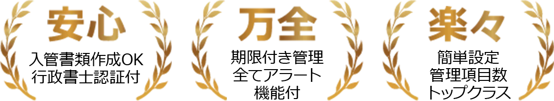 安心・万全・楽々
