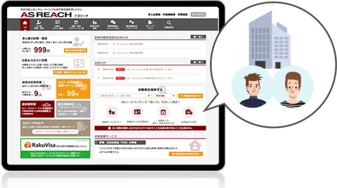 登録支援機関・所属機関の皆様向けアズリーチカルテ解説